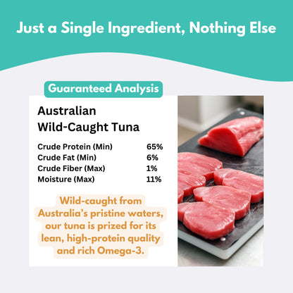 Guaranteed Analysis of tuna dog treats