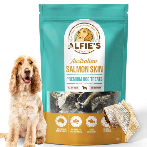 Australian Salmon Skin Dog Treats