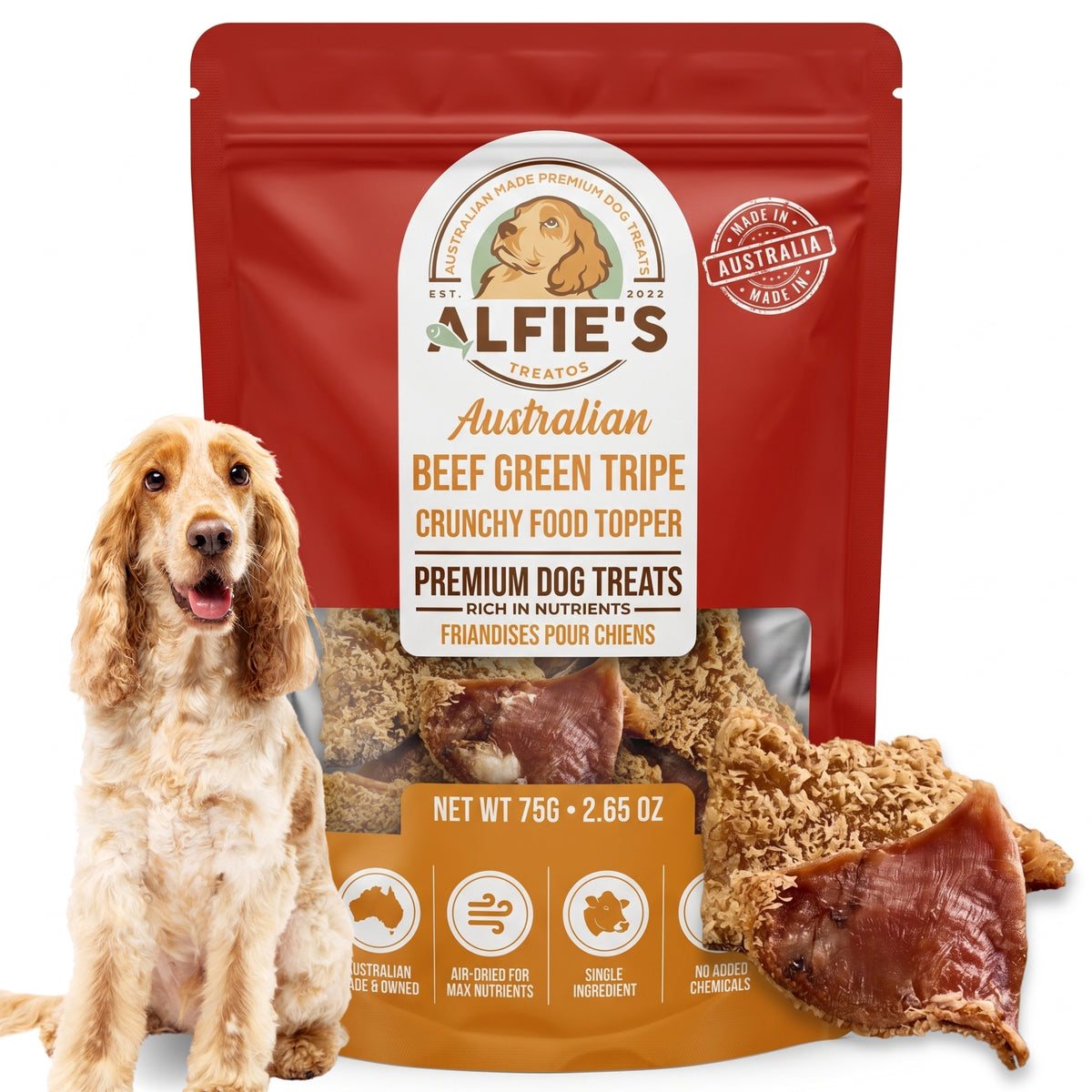 Australian Beef Tripe Dog Treats