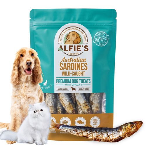 Wild-Caught Australian Sardine Treats for Dogs & Cats