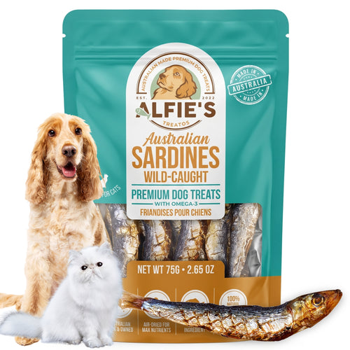 Wild-Caught Australian Sardine Treats for Dogs & Cats