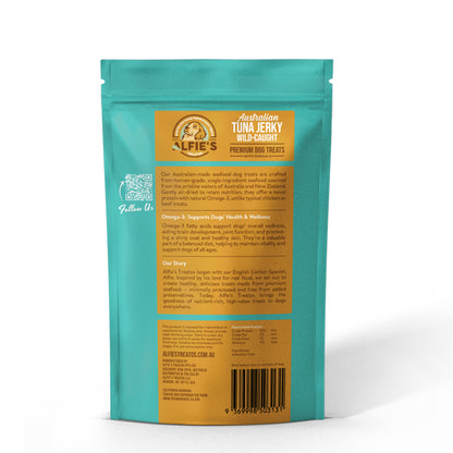 Alfie's Treatos Tuna Fillets dog treats back