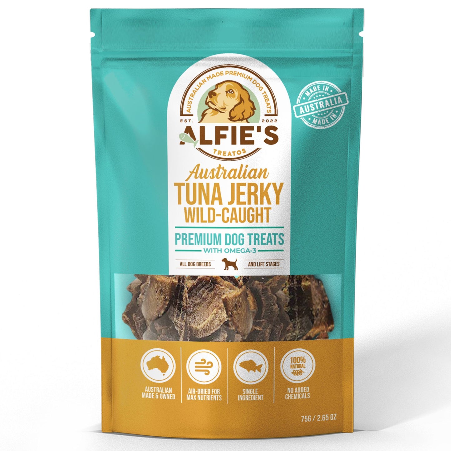Alfie's Treatos Tuna Steak dog treats