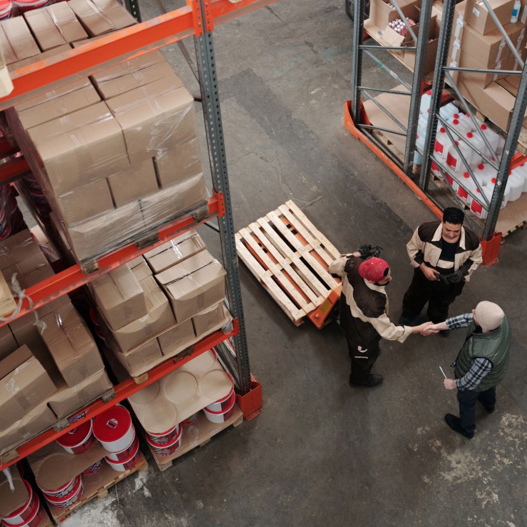 workers inside a warehouse